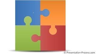 PowerPoint Puzzle : PowerPoint Diagram Tutorial Series