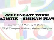 Screencast Video - Statistik: Sisihan Piawai