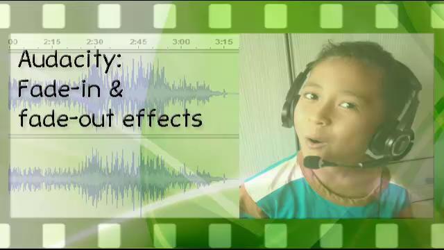 Audacity: Fade-In and Fade-Out Effects