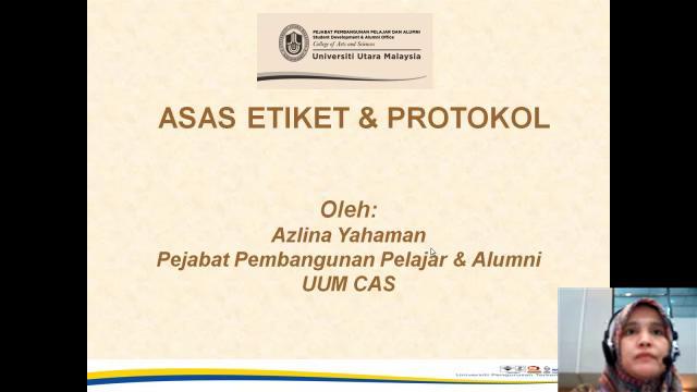 Asas Etiket dan Protokol