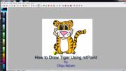 How to Draw Tiger Using mtPaint