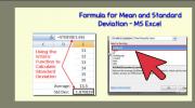 Find Mean and Standard Deviation Using Functions in MS Excel