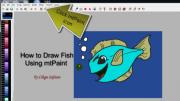 How to Draw Fish Using mtPaint