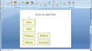 Simple drawing techniques in MS PowerPoint - Step 3