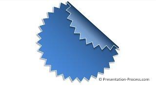 PowerPoint Peeled Sticker : PowerPoint Effect Tutorial Series