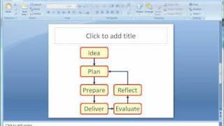 Simple drawing techniques in MS PowerPoint - Step 5